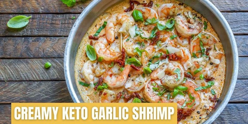 How To Make Creamy Garlic Shrimp With Parmesan – Easy Keto Shrimp Recipe – Blondelish