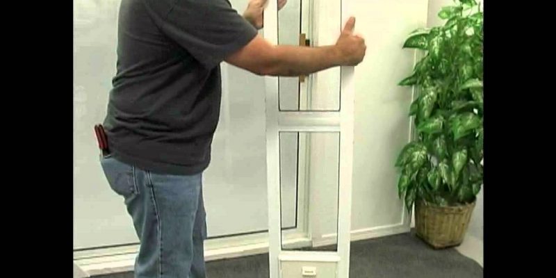 Installing The Modular Aluminum Patio Door By Idea Pet Products